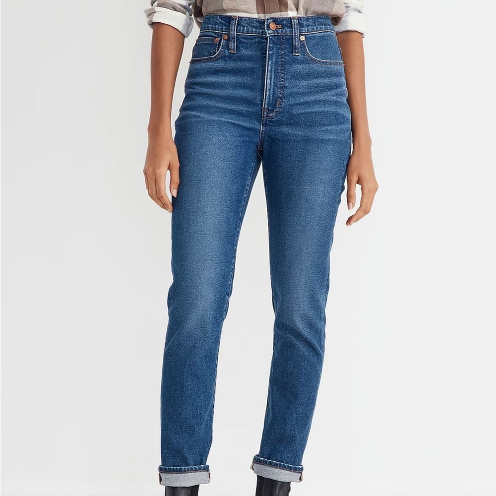 Madewell High Rise Slim Boyfriend Jeans